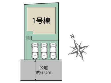 船橋市前原東5丁目1棟 区画図