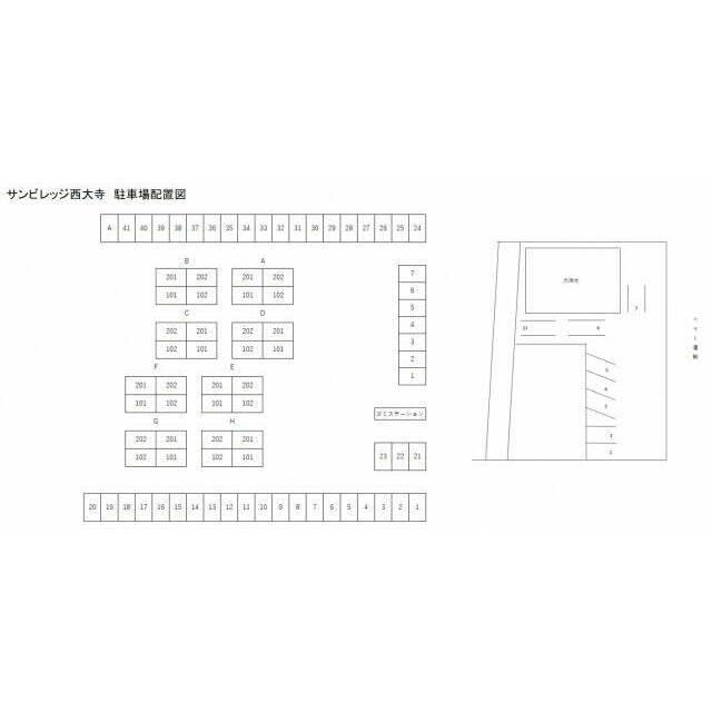 駐車場配置図