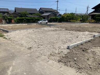 現地土地写真（造成後）