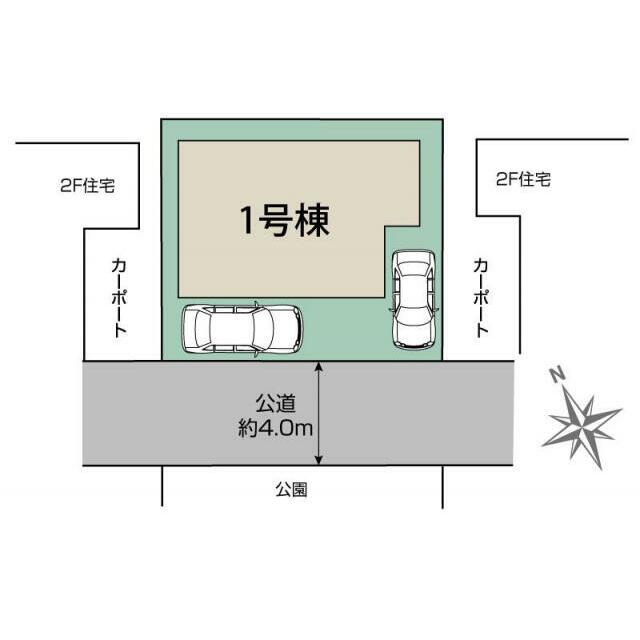 越谷市宮本町4丁目1棟 区画図