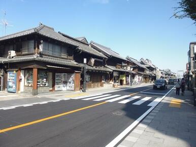 小江戸川越一番街商店街 蔵造りの町並み