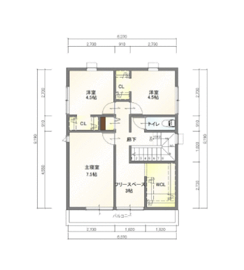 建物平面図２階