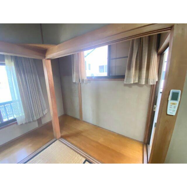 ふすまを取り付けることができるため、暑い日すぐにお部屋を冷やしたい時などはふすまを取り付けてご利用く