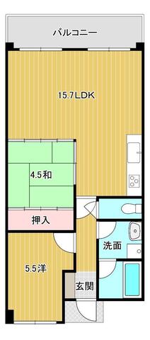 物件画像 和布刈スカイマンションⅡ番館 705 2LDK