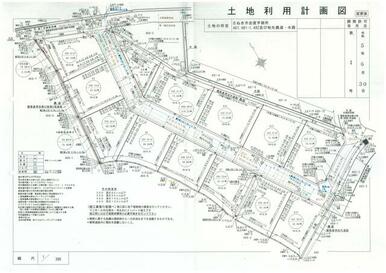 土地利用計画図【ルーツガーデン志度】