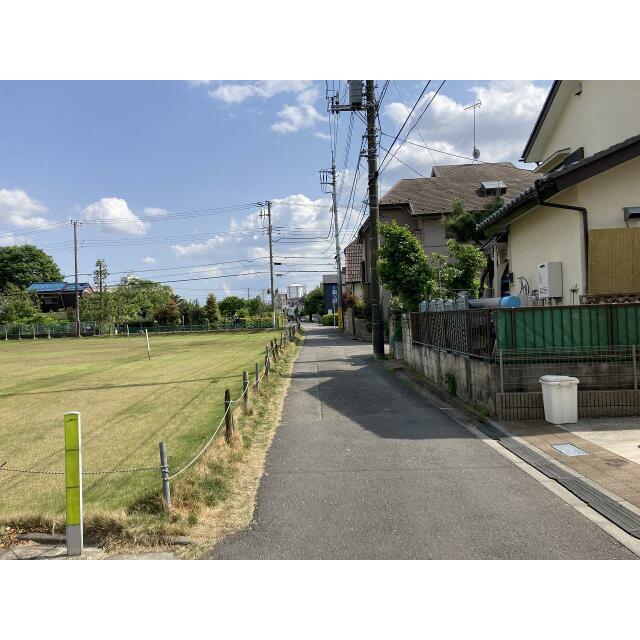 【前面道路含む現地土地写真】