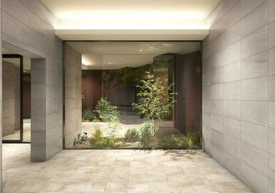 エントランス※建築中につき、CGイメージです。