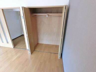 洋室内クローゼットは幅も奥行きもあります