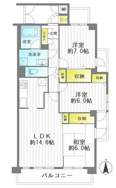 ペットと暮らせるリノベーション物件♪東南角部屋で陽当たり・風通し良好！