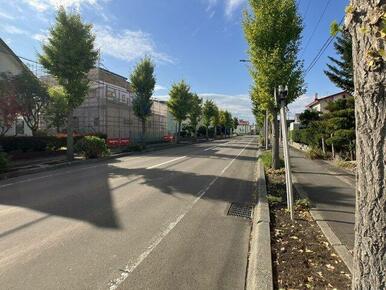 広々とした前面道路♪