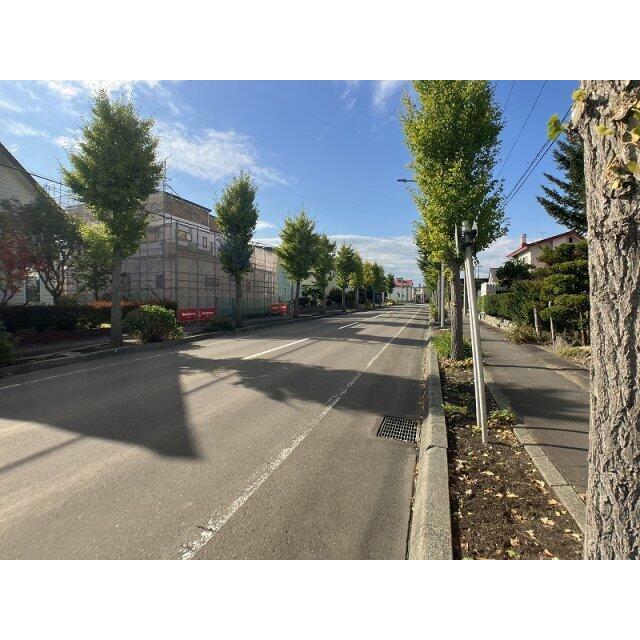 広々とした前面道路♪