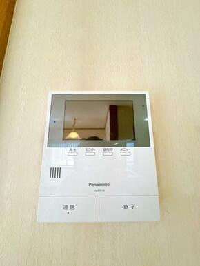 「インターホン」モニター付き