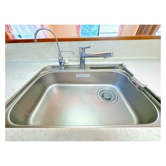 「キッチン」シンクのお写真です。クリーニング実施予定。