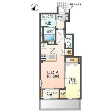 人気のカウンターキッチン＆インナーテラスのお部屋です♪