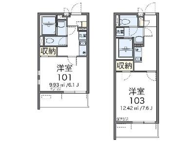 代表的な間取のため実際の間取とは異なる場合があります