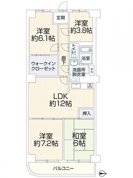 橿原神宮前スカイハイツ ６０７ 6階 4ldk 橿原市の売マンションの物件情報 マンション 新築 分譲 中古 大阪 の不動産売買 賃貸ならグランドステージ 5ecbb4e57f54e677f4c39ec4