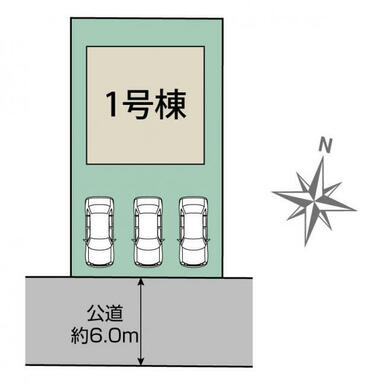 札幌市東区北45条東8丁目1棟 区画図