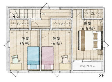 ２階間取り図