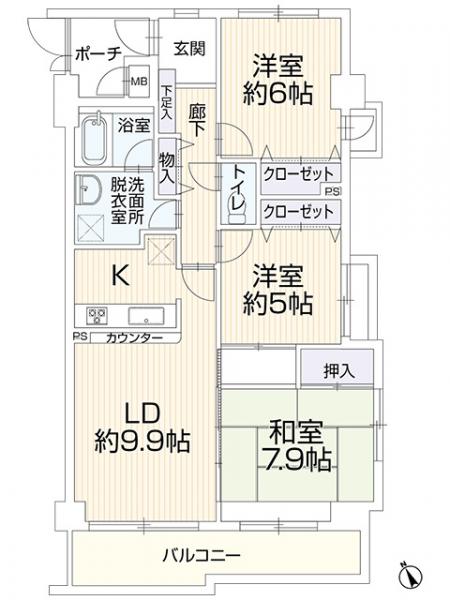 アドヴァンス獅子ヶ谷 ４０７ 5階 3ldk 横浜市鶴見区の売マンションの物件情報 マンション 新築 分譲 中古 川崎で不動産の事なら 住まい探しのパートナー d8fc3c8db16