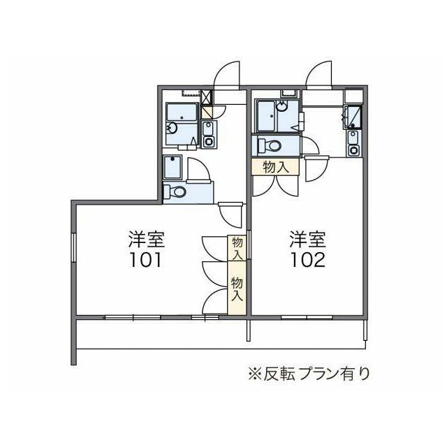 代表的な間取のため実際の間取とは異なる場合があります