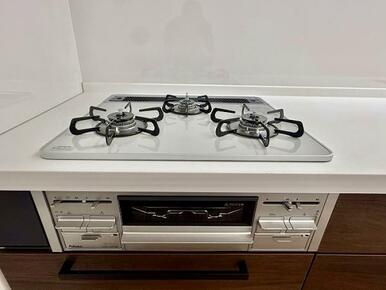 「キッチン」ガラストップコンロ新品交換済み