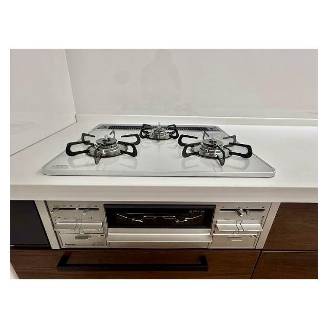 「キッチン」ガラストップコンロ新品交換済み