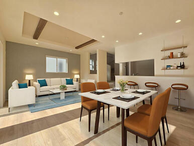 家具配置イメージ図 2号棟 リビング