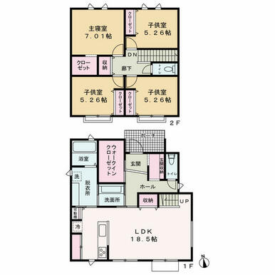 高性能設備搭載＆収納豊富な４ＬＤＫ！