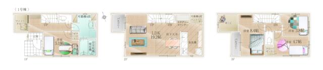 物件画像 福岡市西区 愛宕浜４丁目 (姪浜駅) 3階建 4LDK