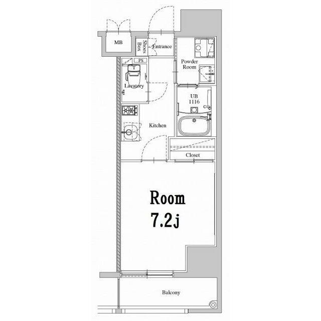 ※間取りと異なる場合は現状を優先します。 ※内間取りは反転、CL扉は折戸になります。