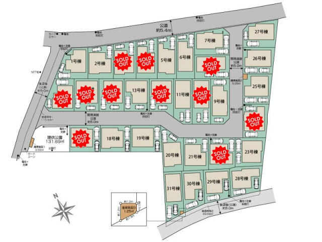 市川市 大野町３丁目 (市川大野駅) 2階建 4LDK