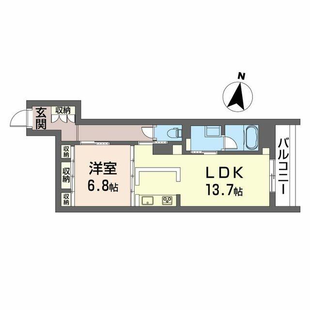 グランドセレニティ三郷中央 ００３０２ 1LDKの画像