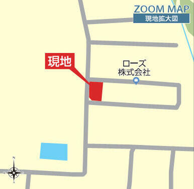 現地案内図・拡大図