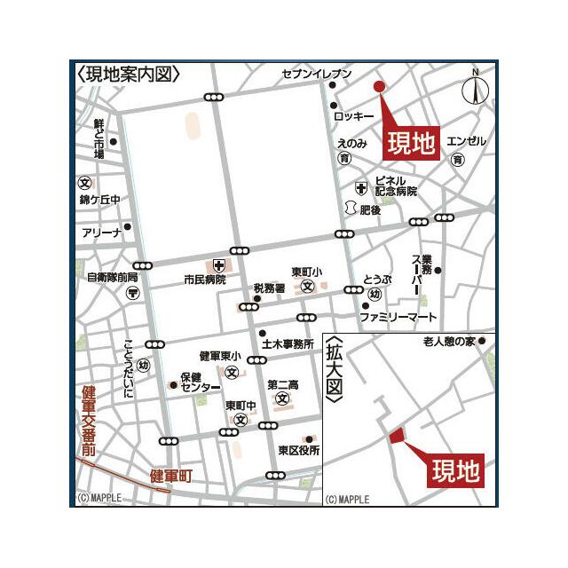「近所にどんなお店が？」「学校や職場へのアクセスは？」など事前に確認しておきたい　※現地地図