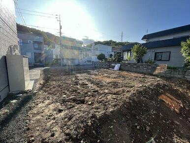 東側より本物件を撮影