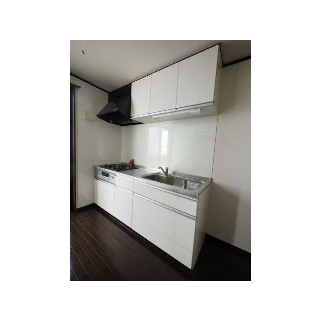 ガスコンロ３口・グリル付きのシステムキッチン