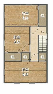 参考プラン①　間取り３Ｆ