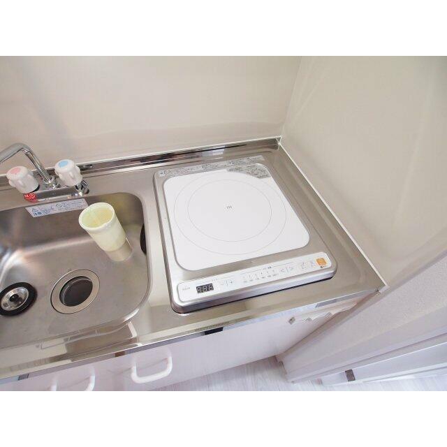 1口IHコンロ。