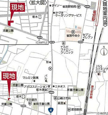 現地案内図