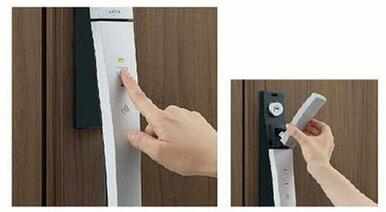 シリンダーがカバーに覆われている為のピッキング防止に効果的。