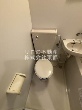 清潔感のある洋式トイレです♪