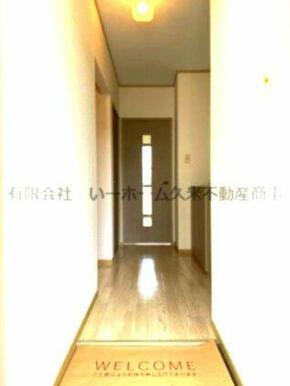 シンプルで使いやすい玄関です