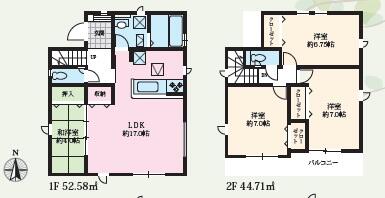 間取りは４ＬＤＫです。