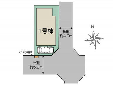 江戸川区春江町3丁目1棟 区画図