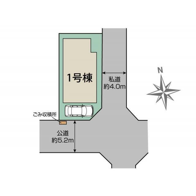 江戸川区春江町3丁目1棟 区画図