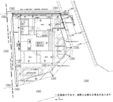 間取り図と外構…