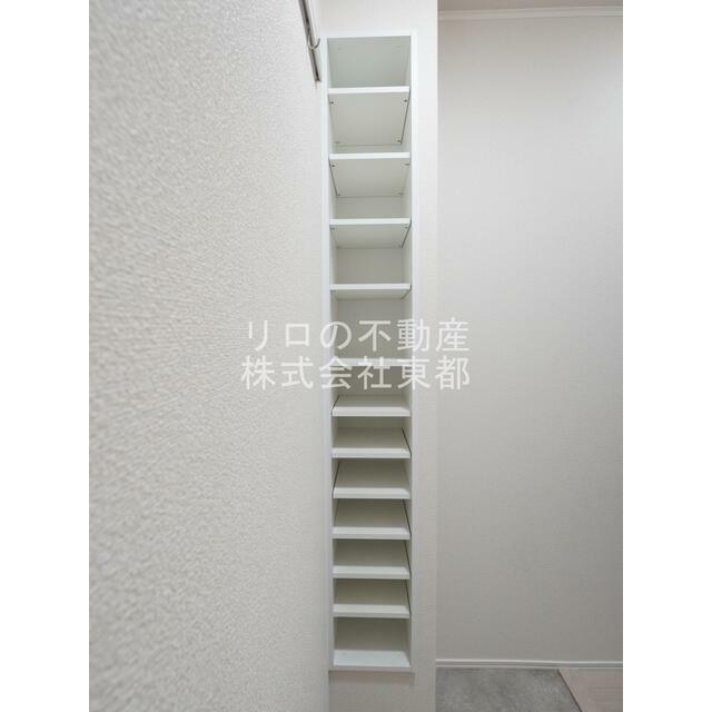 自慢のシューズを大切に、キレイに収納できます☆