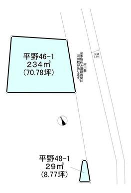 ７０坪の農地！別途８．７坪の畑が付いています。