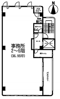 物件の間取図です。