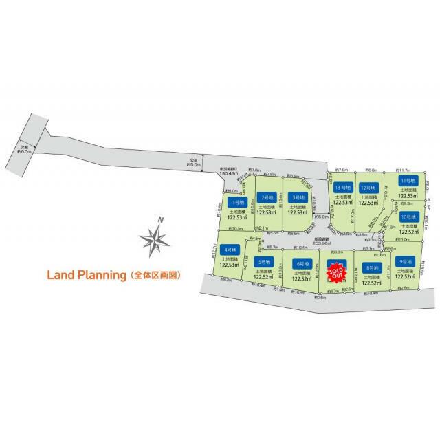 東村山久米川小平全13区画 区画図
